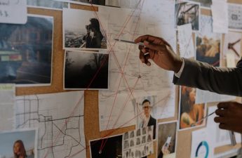 detective's bulletin board